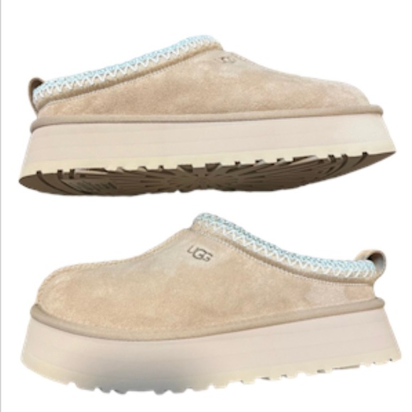UGG Tazz Suede Platform Clog Slippers - Picture 5 of 9